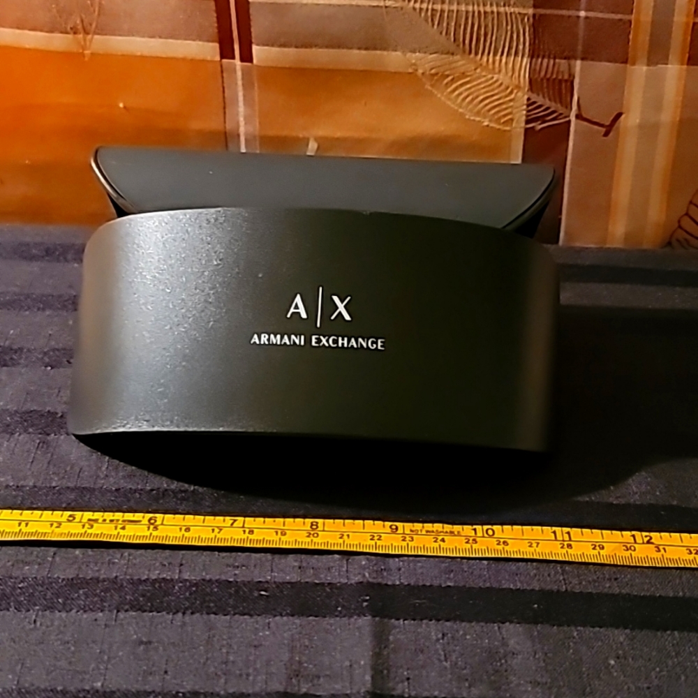 Sunglasses case Gently loved mint condition Made by Armani exchange color black